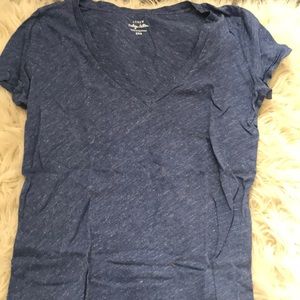 J. Crew Vintage Cotton Navy tee xxs
